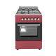Wiggo WO-E603R(RX) Gas-Elektro Fornuis 
