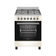 Wiggo WO-E605R (CX) Gas-Elektro Fornuis Creme