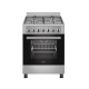 Wiggo WO-E605R (XX) Gas-Elektro Fornuis RVS