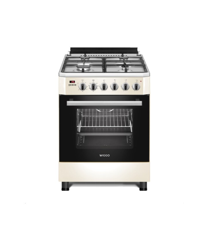 Wiggo WO-E609R(CX) Gas-Elektro Fornuis Creme