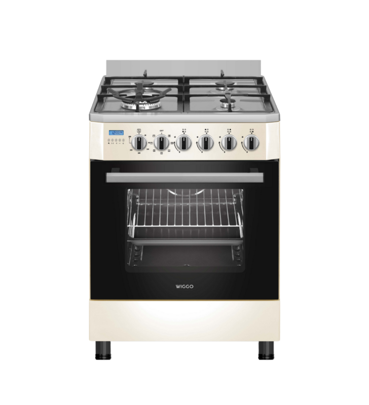 Wiggo WO-E639R(CX) Gas-Elektro Fornuis Creme
